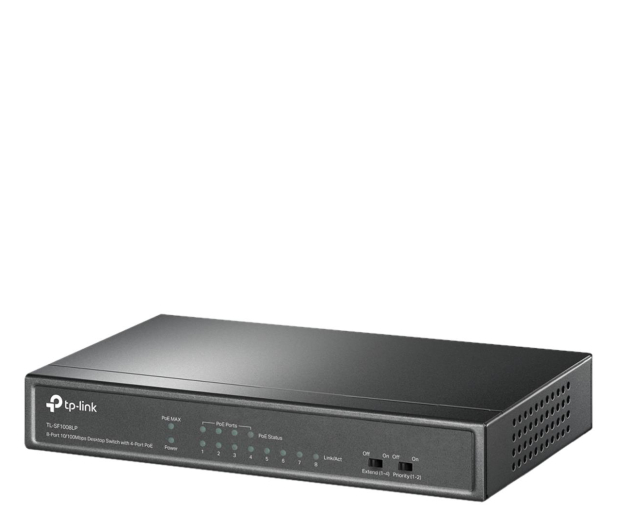 TP-Link 8p TL-SF1008LP (8x10/100Mbit, 4xPoE) - 1201260 - zdjęcie 2
